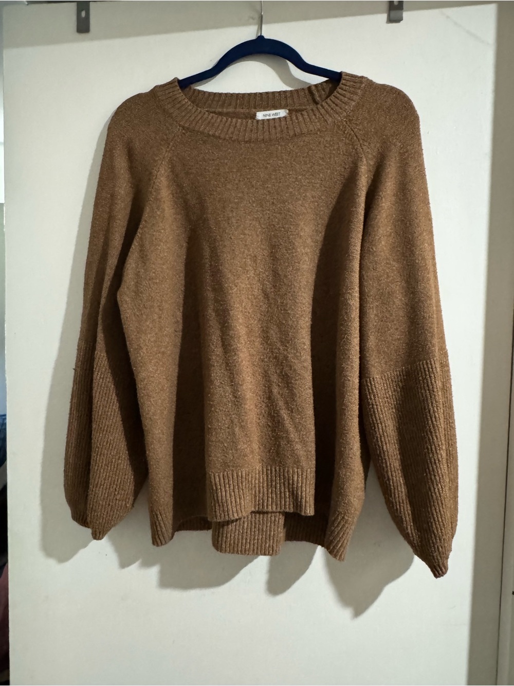 Nine West Chestnut Brown Crewneck Sweater